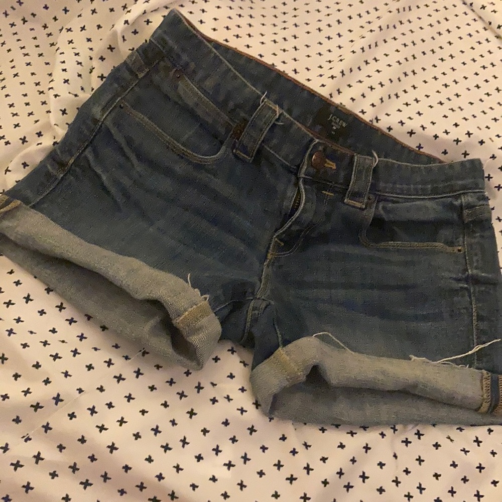 J. Crew UK Denim Shorts with Stretch